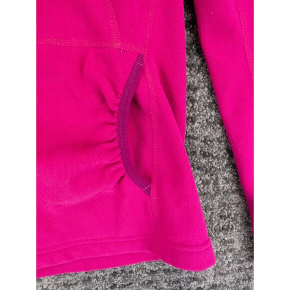 The North Face Jacket Womens Small Fuchsia Pink Full Zip Hooded Fleece Gorpcore - Picture 6 of 12